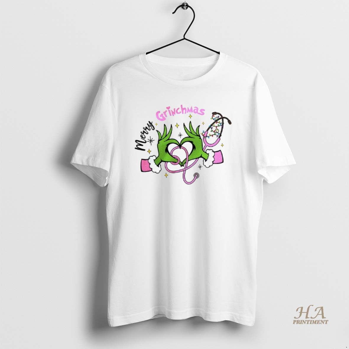 Official Grinch Nurse Love Hand Merry Grinchmas Merry Christmas