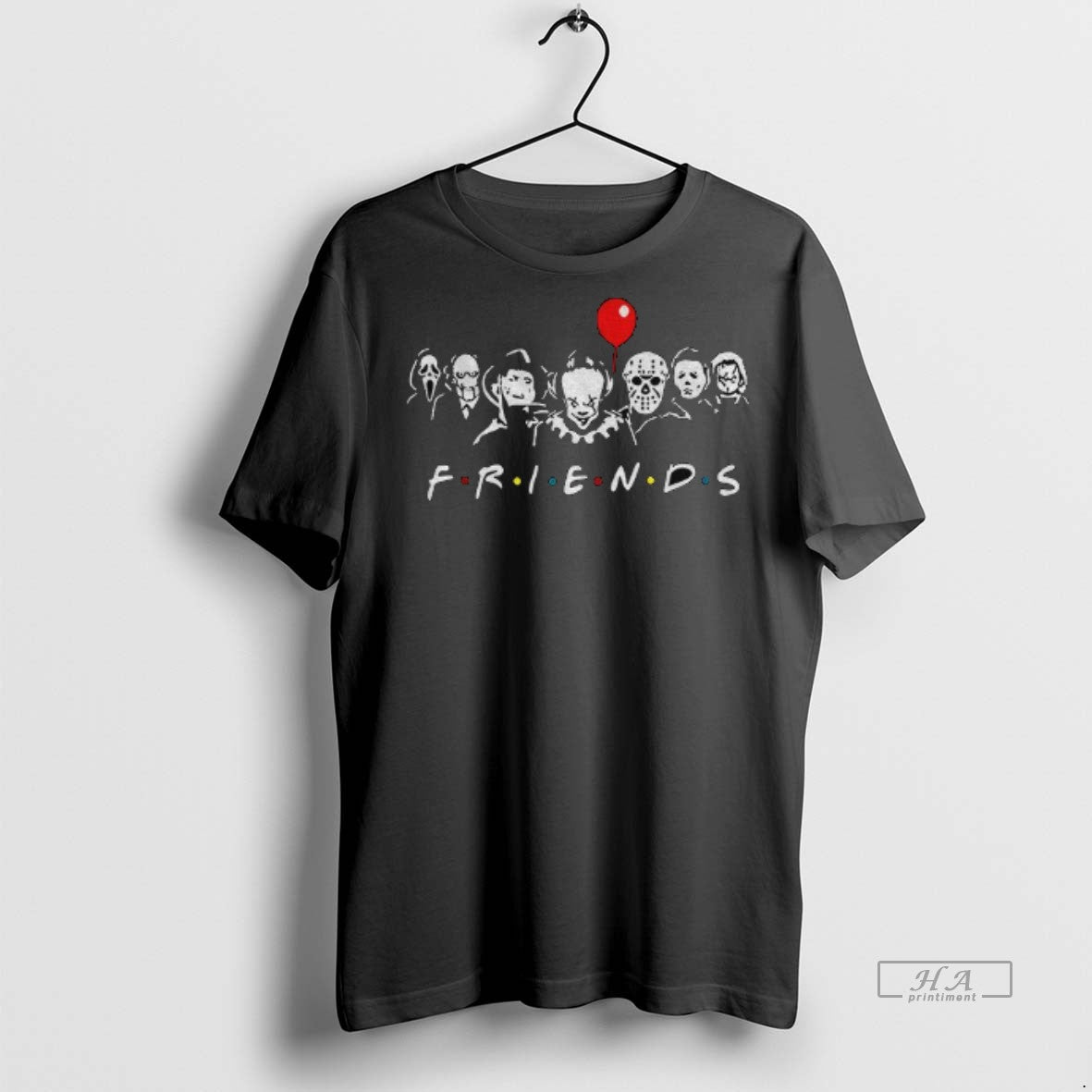 Official Halloween Friends Horror Character Shirt