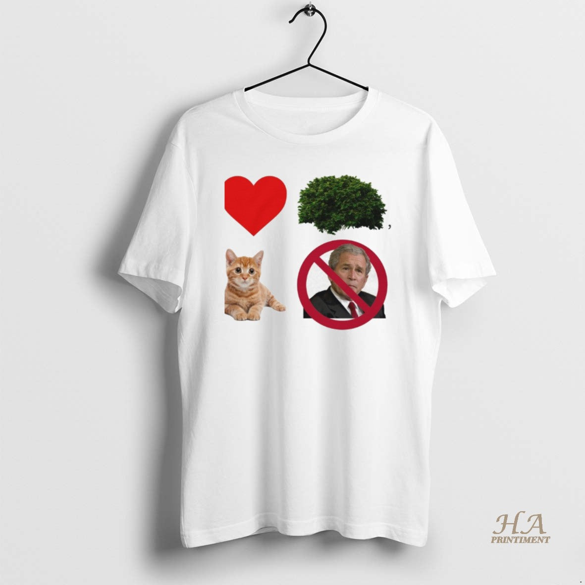 Official I Heart Bush The Pussy Not The President