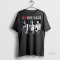 Official I Love Hot Dads Jonas Bros 20th Annivesary Tour 2025 Signature Shirt