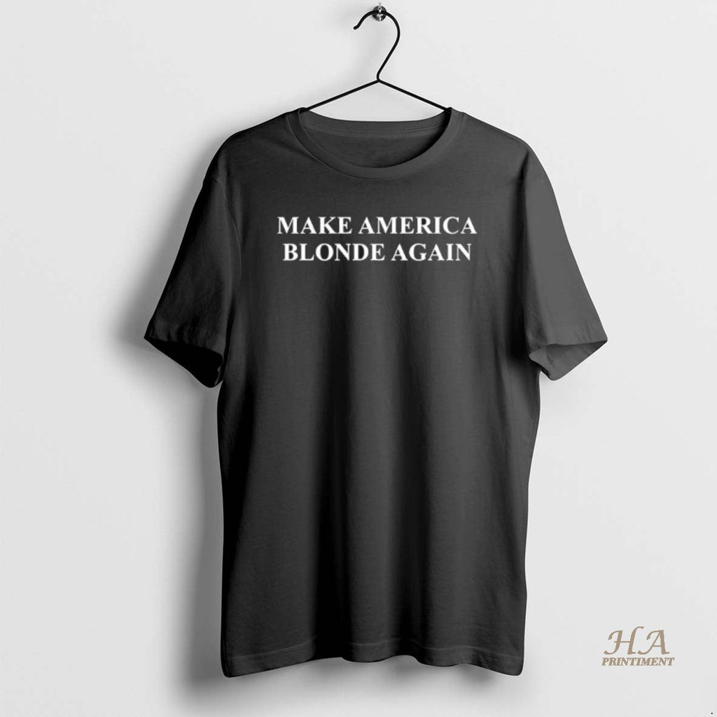 Official Karoline Leavitt Make America Blonde Again Black (1)