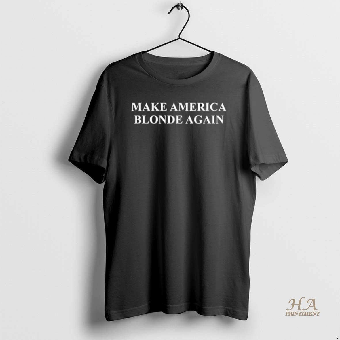 Official Karoline Leavitt Make America Blonde Again Black (1)
