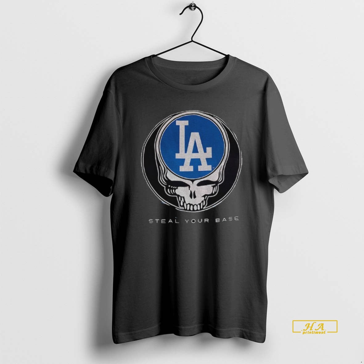 Official Los Angeles Dodgers Steal Your Base Grateful Dead Skull