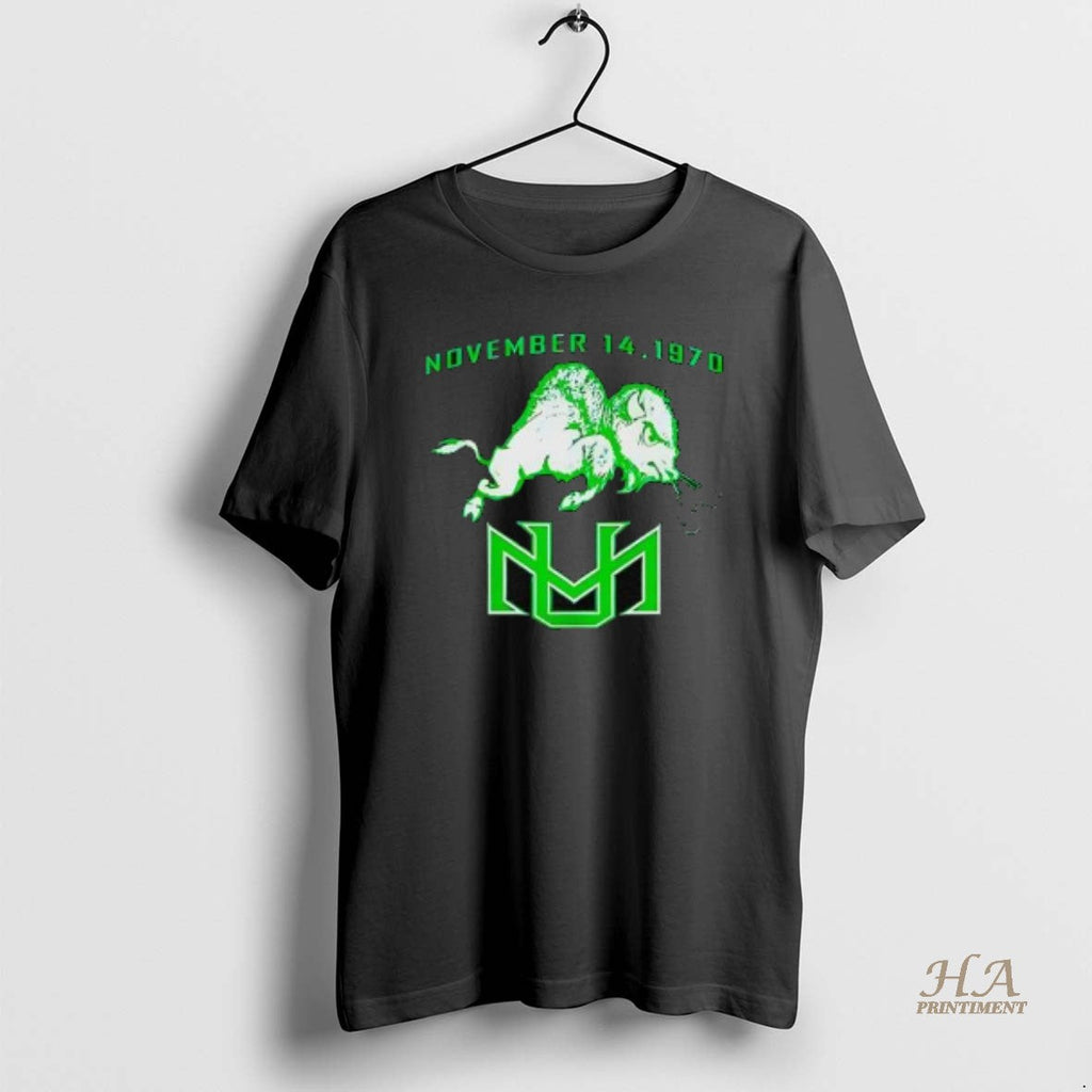 Official Marshall Thundering Herd 2025 Lets Go Herd Football Mascot Tee (1)