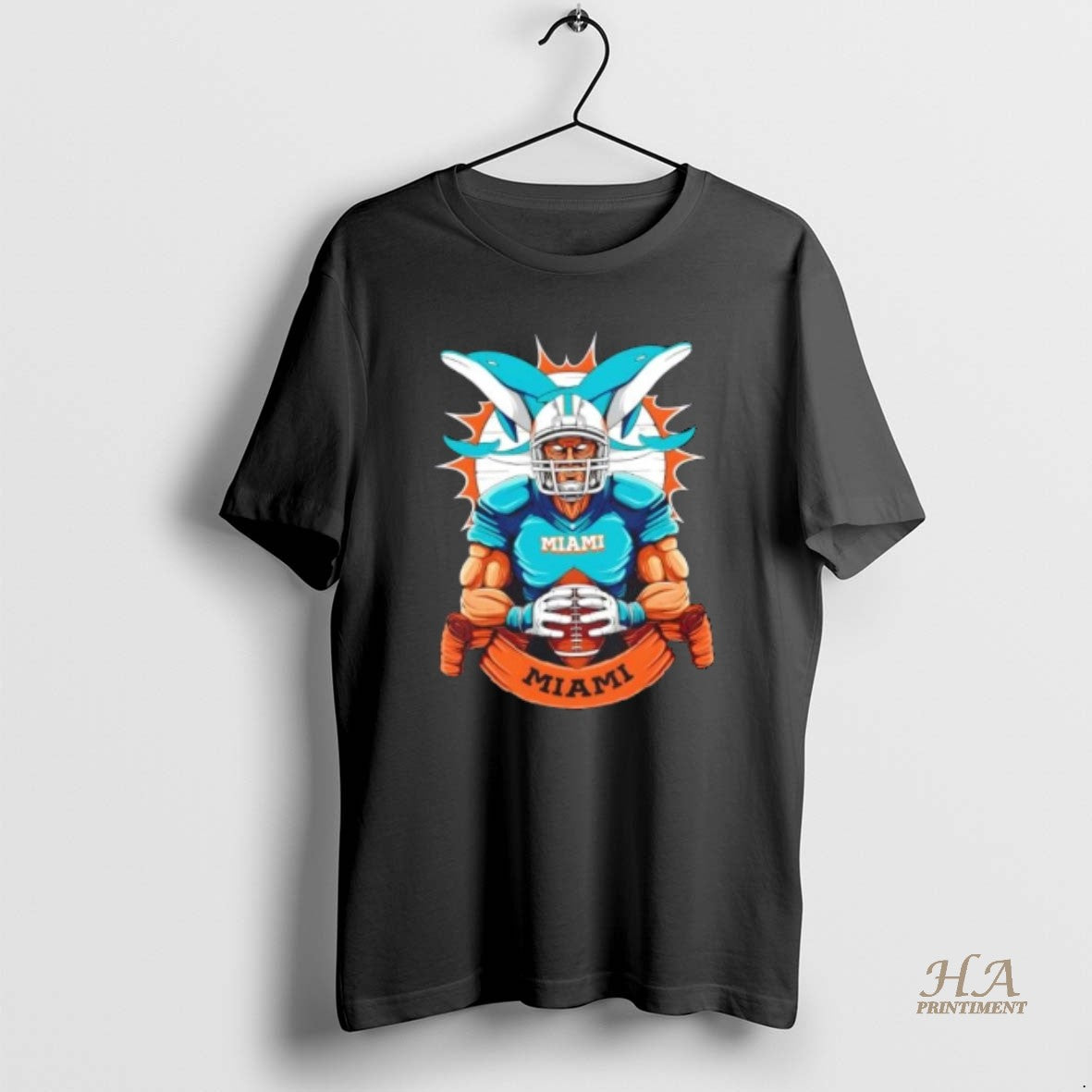 Official Miami Dolphins War Football Mascot