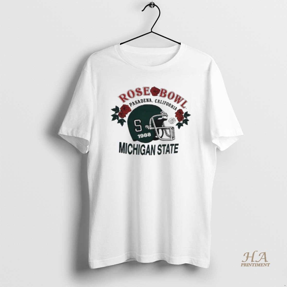 Official Michigan State 1988 Rose Bowl Football Helmet