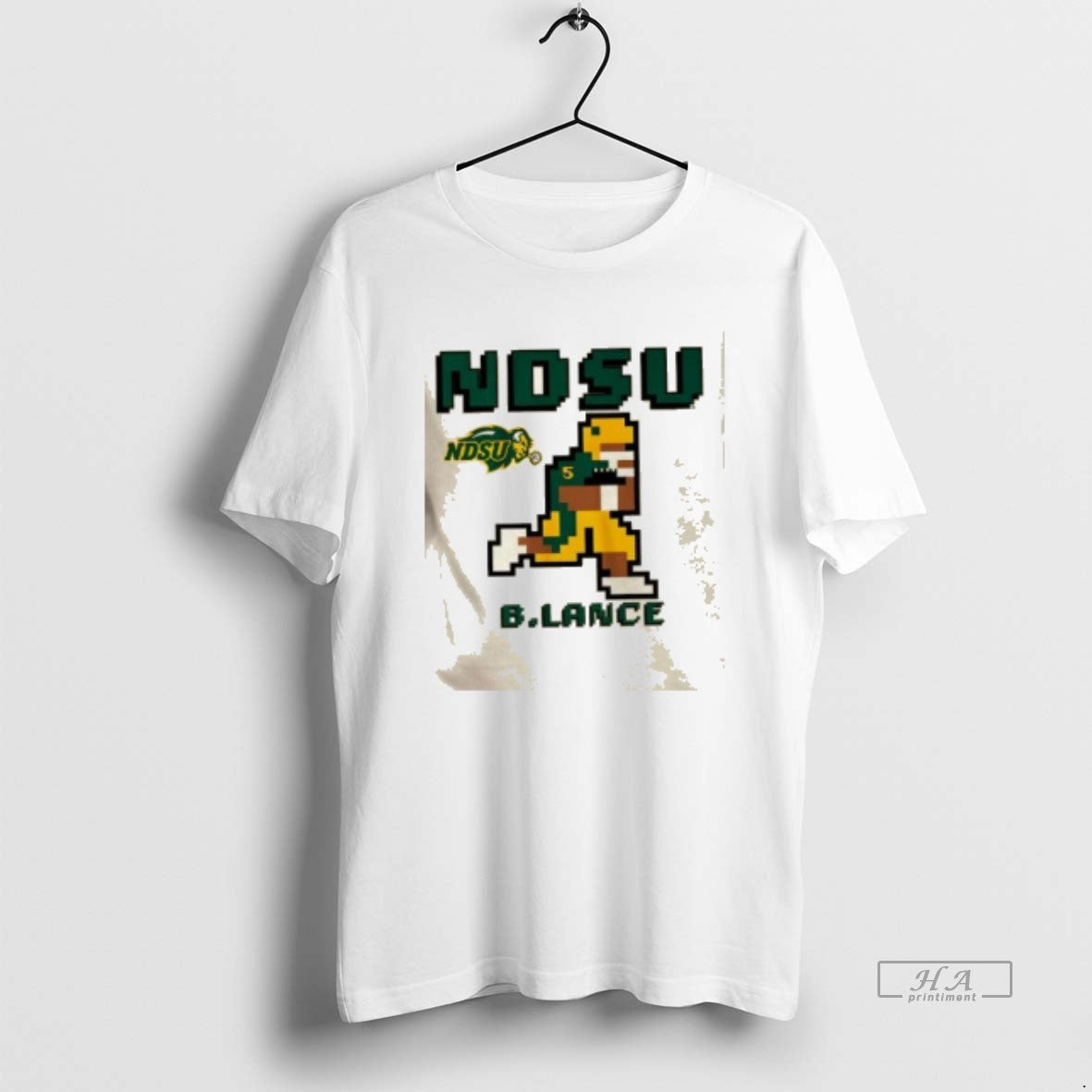 Official Ndsu North Dakota State Bison Football Bryce Lance Retro Baller