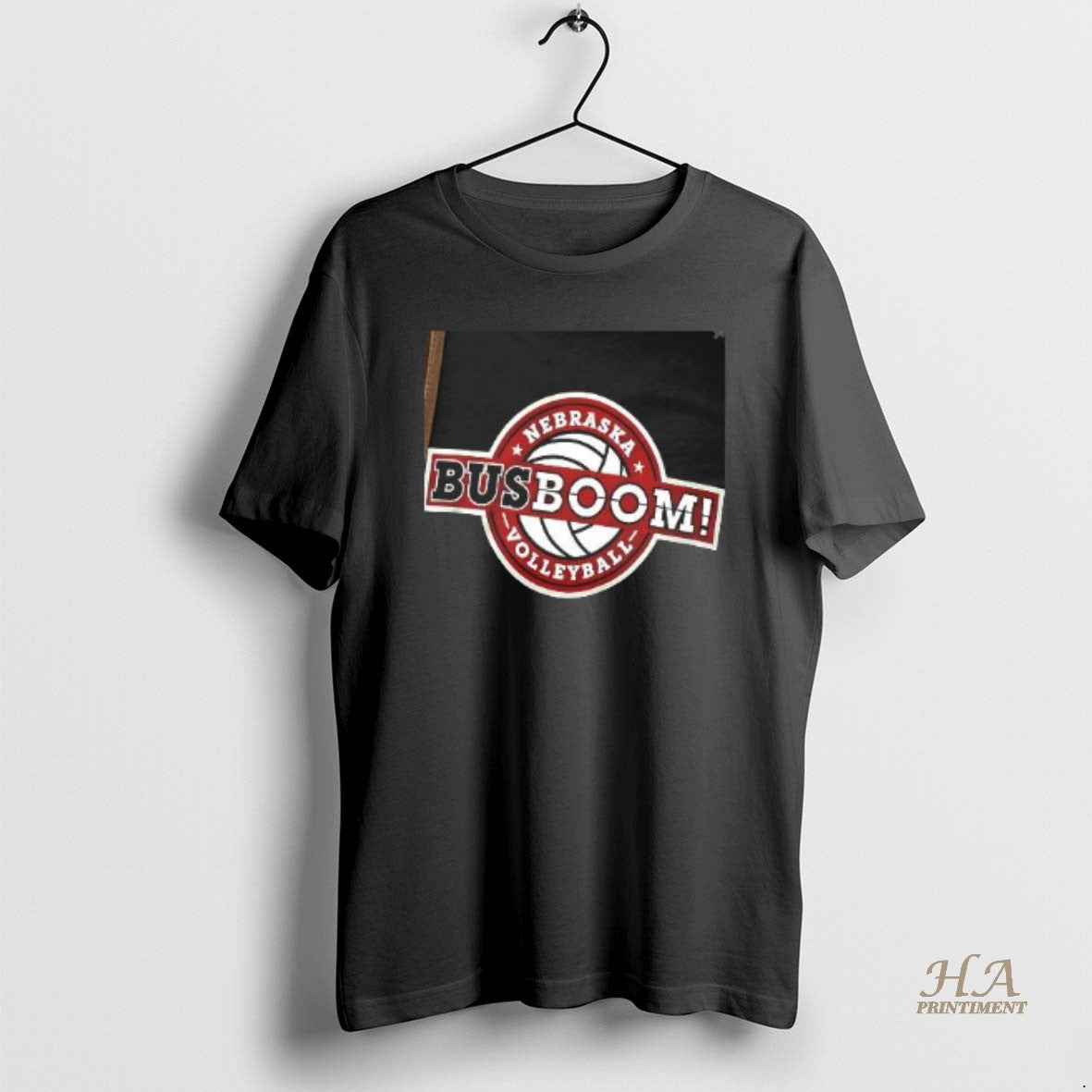 Official Nebraska Cornhuskers Volleyball Busboom Logo
