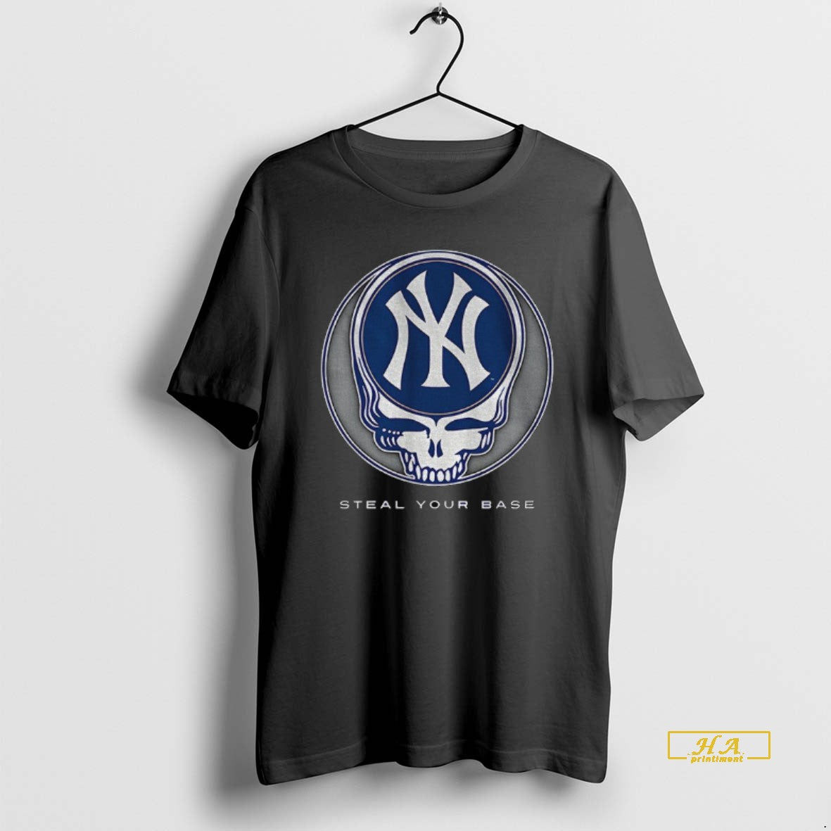 Official New York Yankees Steal Your Base Grateful Dead Skull Mlb