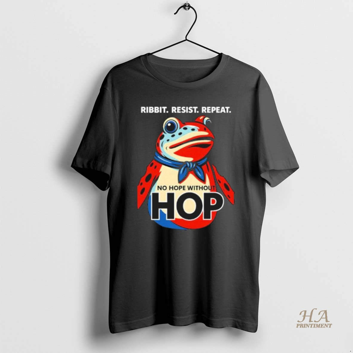 Official Portland Frog Ribbit Resist Repeat No Hope Without Hop