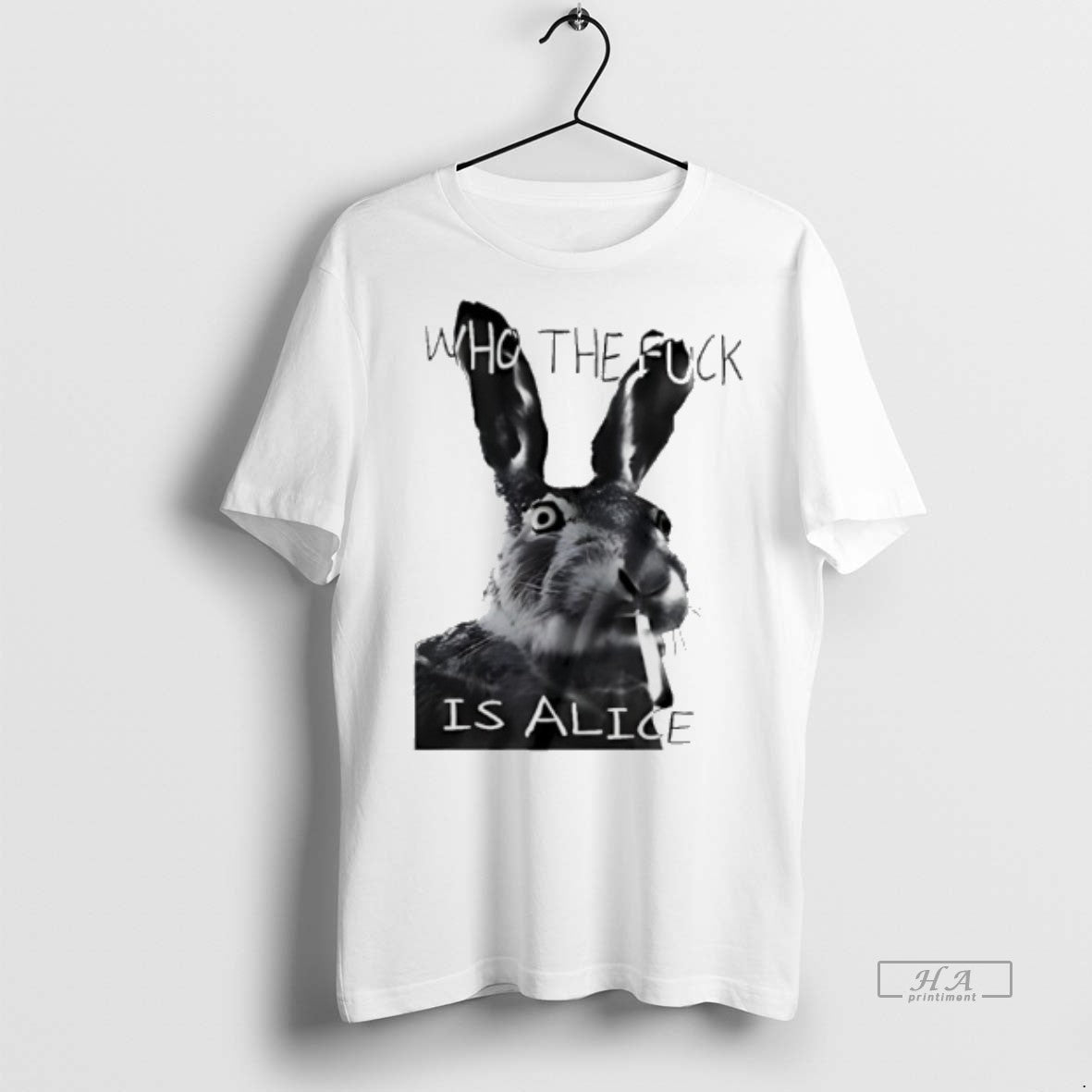 Official Rabbit Smoking Who The Fuck Is Alice Shirt