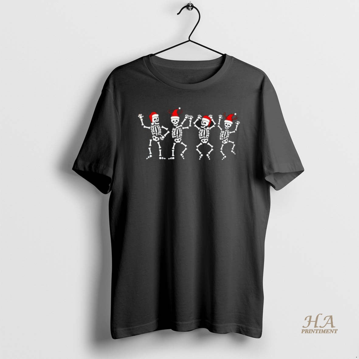 Official Subtle Fdt Christmas Skeleton Dancing