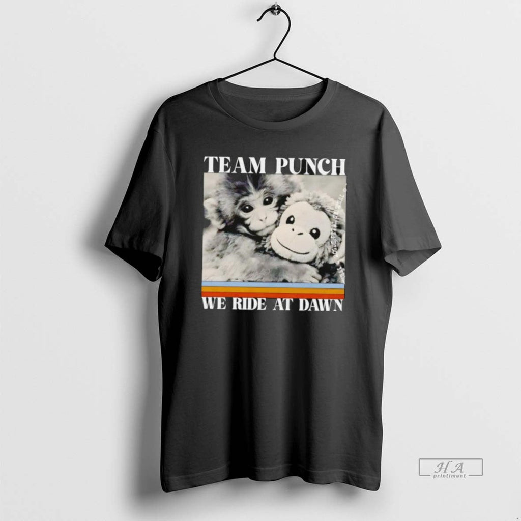 Official Team Punch We Ride At Dawn Monkey Hugging Plush