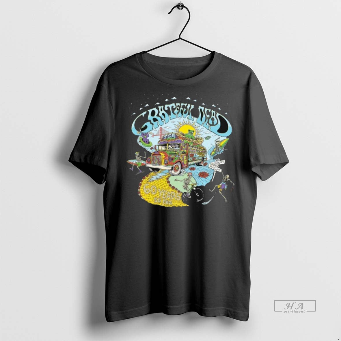 Official Teton Gravity Research Grateful Dead 60th X Peter Forsythe Shirt