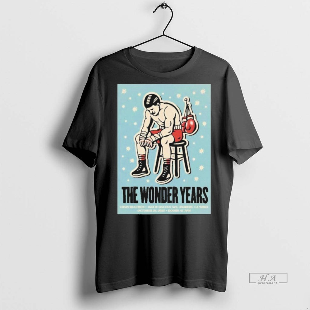 Official The Wonder Years Anaheim Ca October 24 2025 Boxing Shirt
