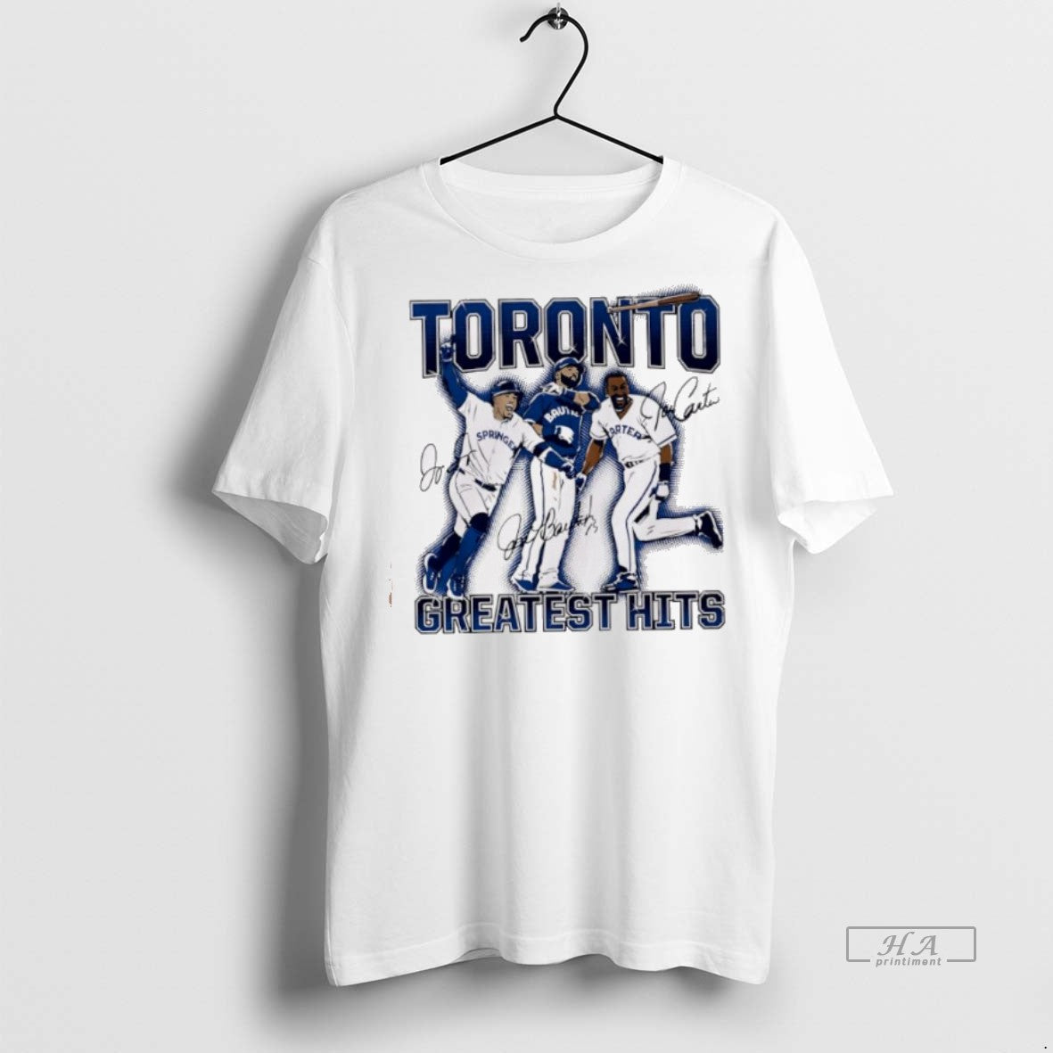 Official Toronto Greatest Hits George Springer Jose Bautista Joe Carter Toronto Blue Jays Shirt