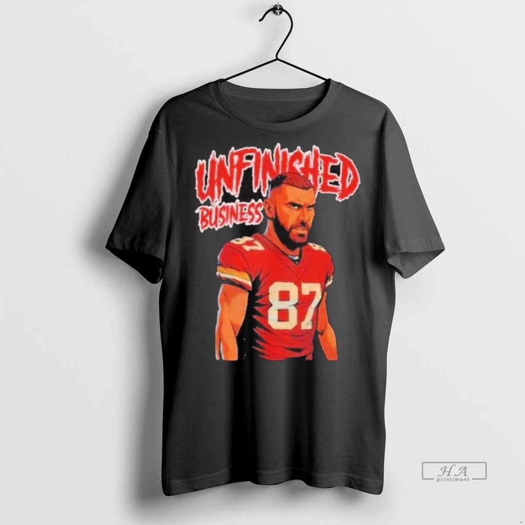 Official Travis Kelce Unfinished Business Shirt