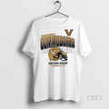 Official Vanderbilt Commodores Anchor Down Helmet Logo Shirt