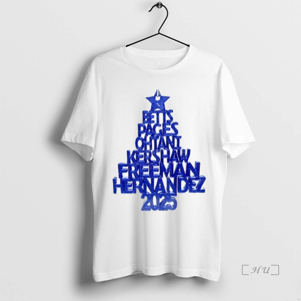 Officials 2025 Toronto Blue Jays Christmas Tree Baseball Player T Shirt Sweater