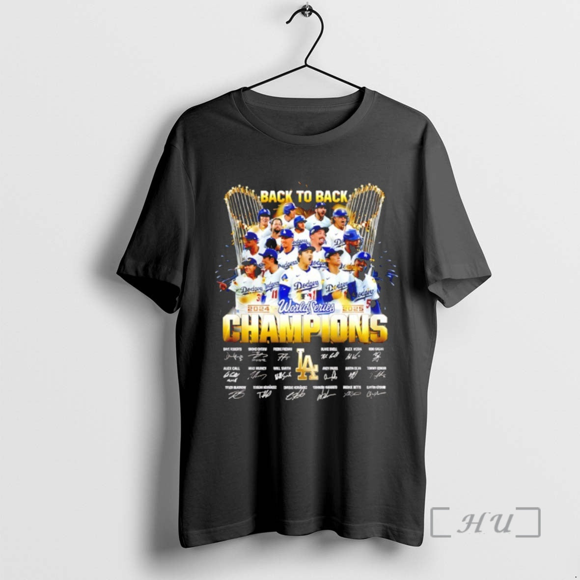 Officials 2025 World Series Champions Los Angeles Dodgers Back2back Signatures T Shirt Sweater