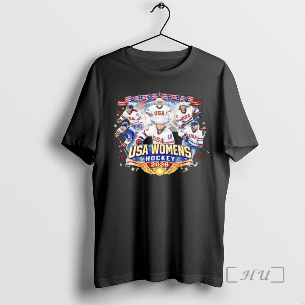 Officials 2026 Usa Team Hockey Womens Graphic