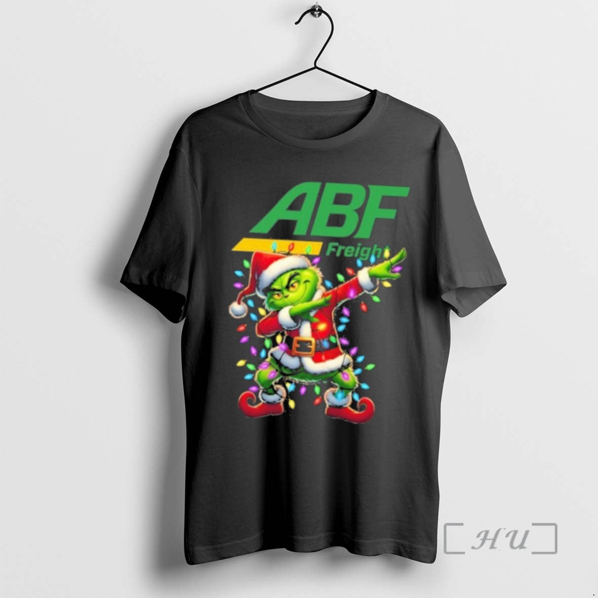 Officials Abf Logo X Grinch Dabbing Light Christmas T Shirt Sweater