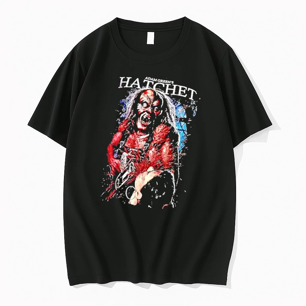 Officials Adam Green Hatchet Deformed Monster Belt Sander Blood Spray Mens T Shirt Sweater