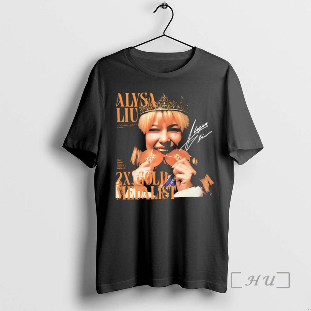 Officials Alysa Liu 2x Olympic Gold Medalist Signature Graphic