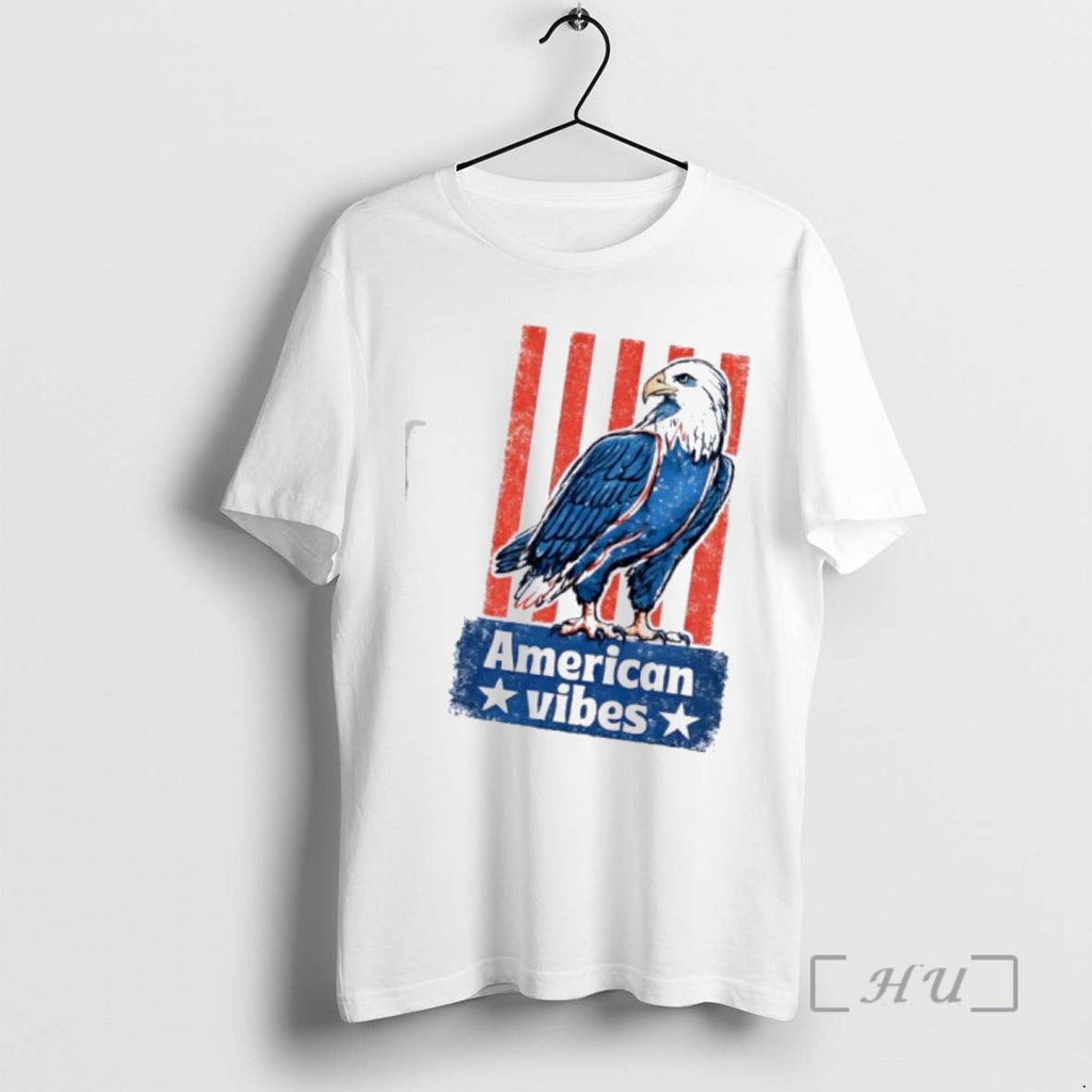 Officials American Vibes Usa Vintage Patriotic Eagle