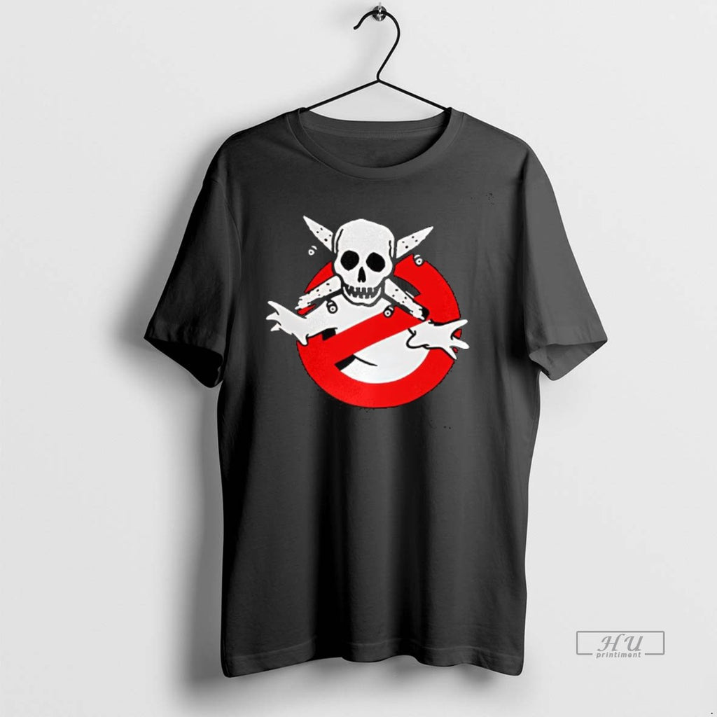 Officials Andrew Garfield Ghostbusters Skull Parody Vintage Halloween Tee Shirt Sweater