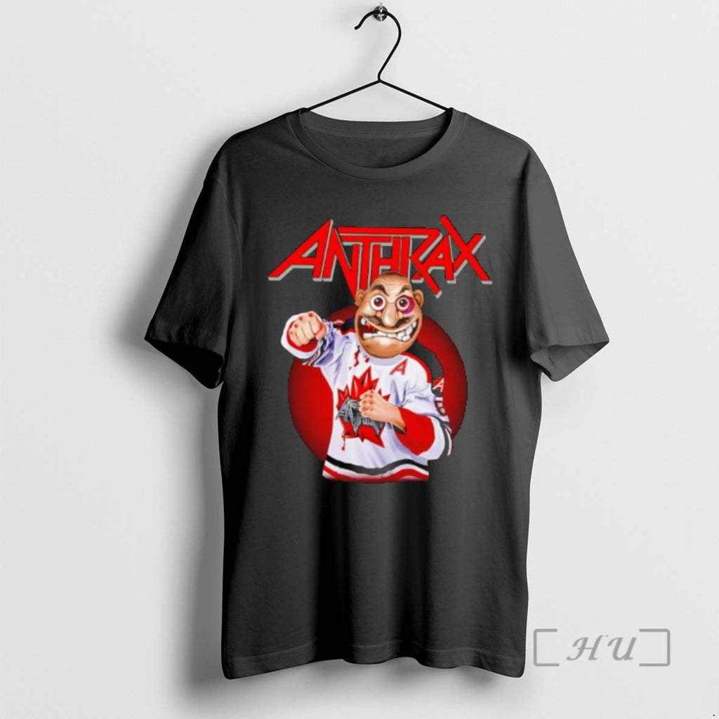 Officials Anthrax Metal Band Mascot Hockey Jersey Graphic