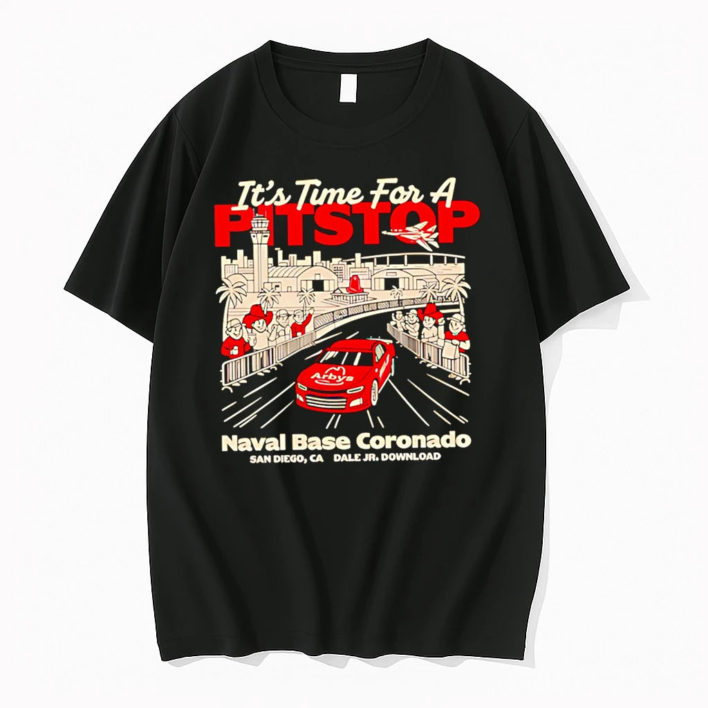 Officials Arbys X Dale Jr Download Time For A Pitstop Premium T Shirt