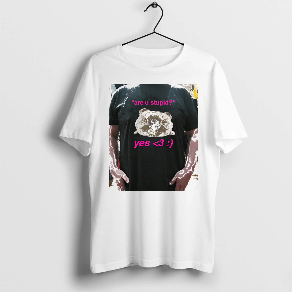 Officials Are U Stupid Yes Cat Meme Premium T Shirt