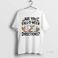 Officials Are You Fall O Ween Directions Teacher Halloween Ghost T Shirt Sweater