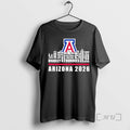 Officials Arizona Wildcats 2026 Players Names City Skyline Tee
