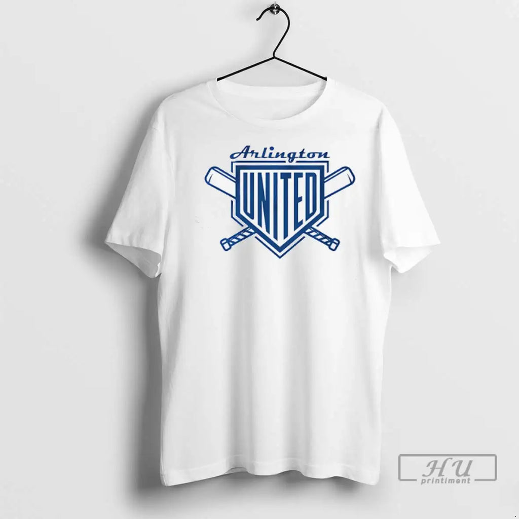Officials Arlington United Baseball Logo T Shirts