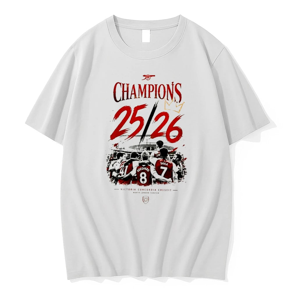 Officials Arsenal 2026 Premier League Champions North London Forever Tee T Shirt Sweater