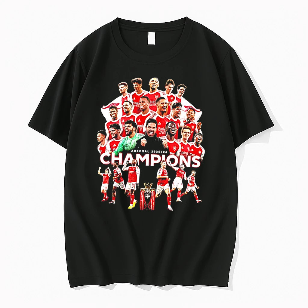 Officials Arsenal 2026 Premier League Champions Team Collage Tee T Shirt Sweater