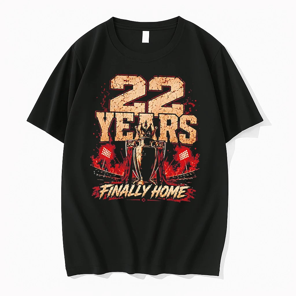 Officials Arsenal 2026 Premier League Title 22 Years Finally Home Tee T Shirt Sweater