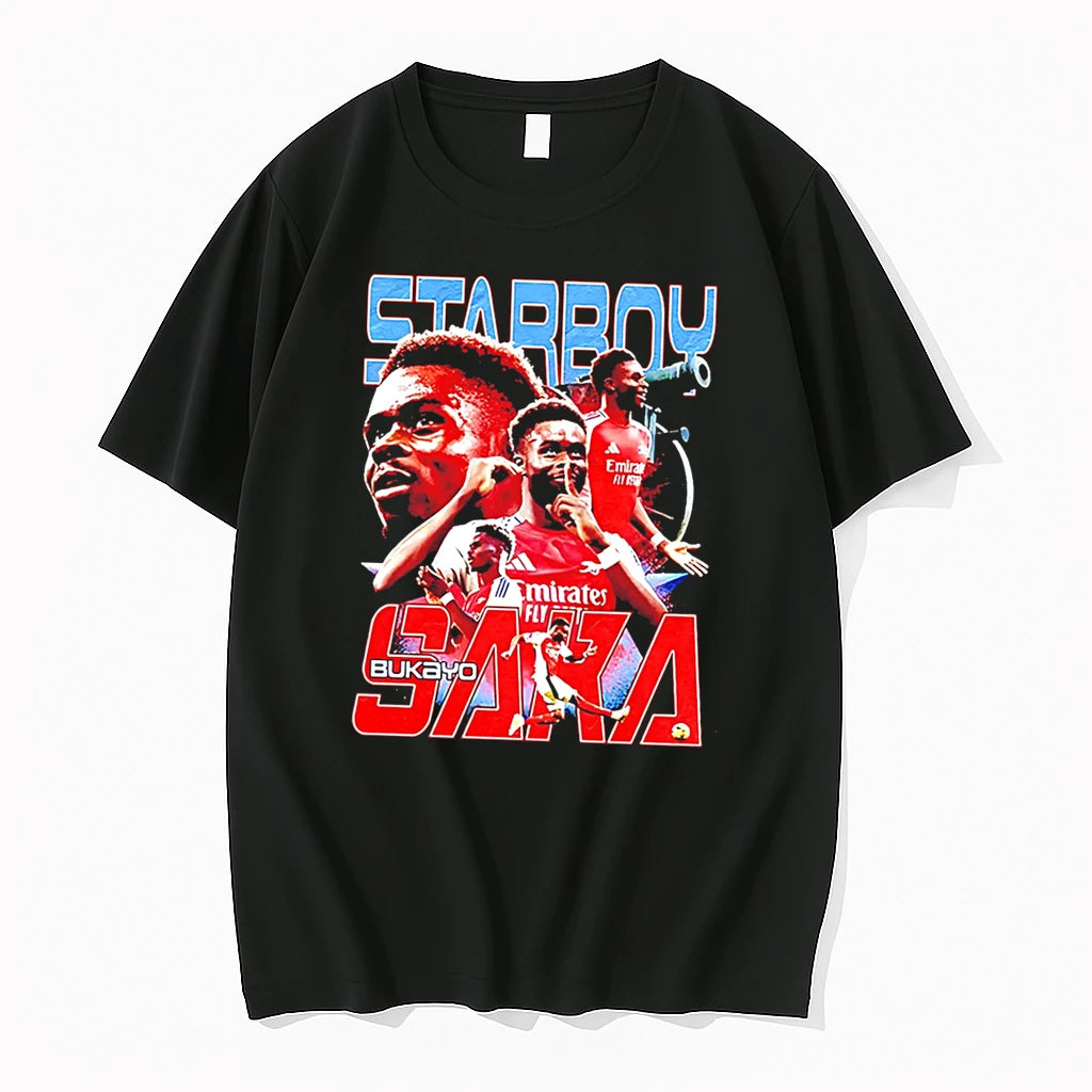 Officials Arsenal Bukayo Saka 2026 Premier League Champions Graphic Tee T Shirt Sweater