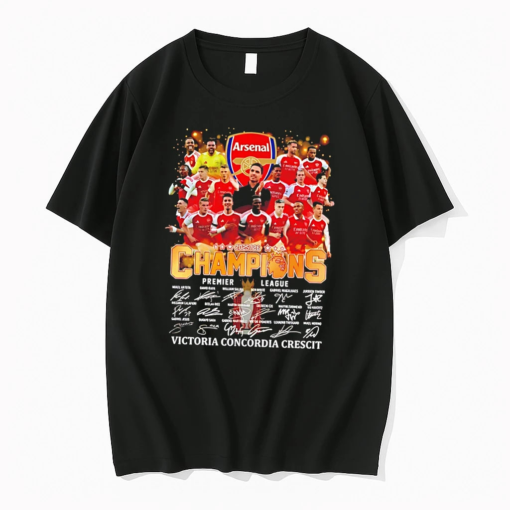 Officials Arsenal Champions 2026 Victoria Concordia Crescit Tee T Shirt Sweater