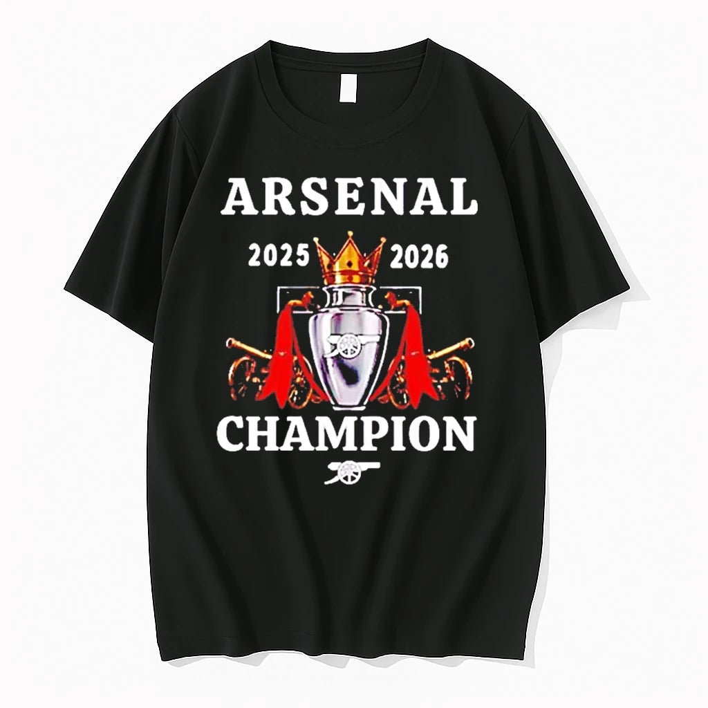 Officials Arsenal Crowned Champions 2025 2026 T Shirt Sweater