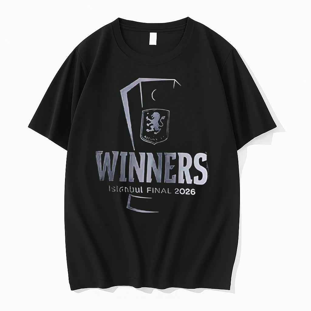 Officials Aston Villa Uefa Europa League Istanbul Final 2026 Trophy Winners Tee T Shirt Sweater