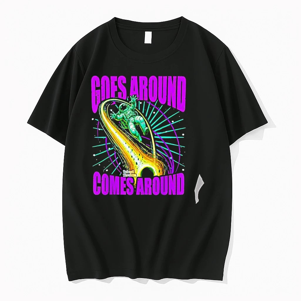 Officials Astronaut Black Hole Goes Around Comes Around Premium T Shirt