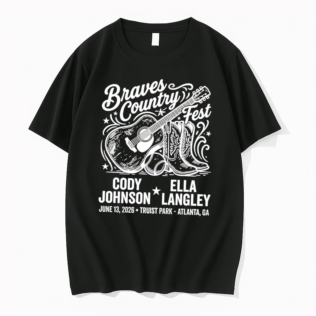 Officials Atlanta Braves 2026 Braves Country Fest Tee T Shirt Sweater