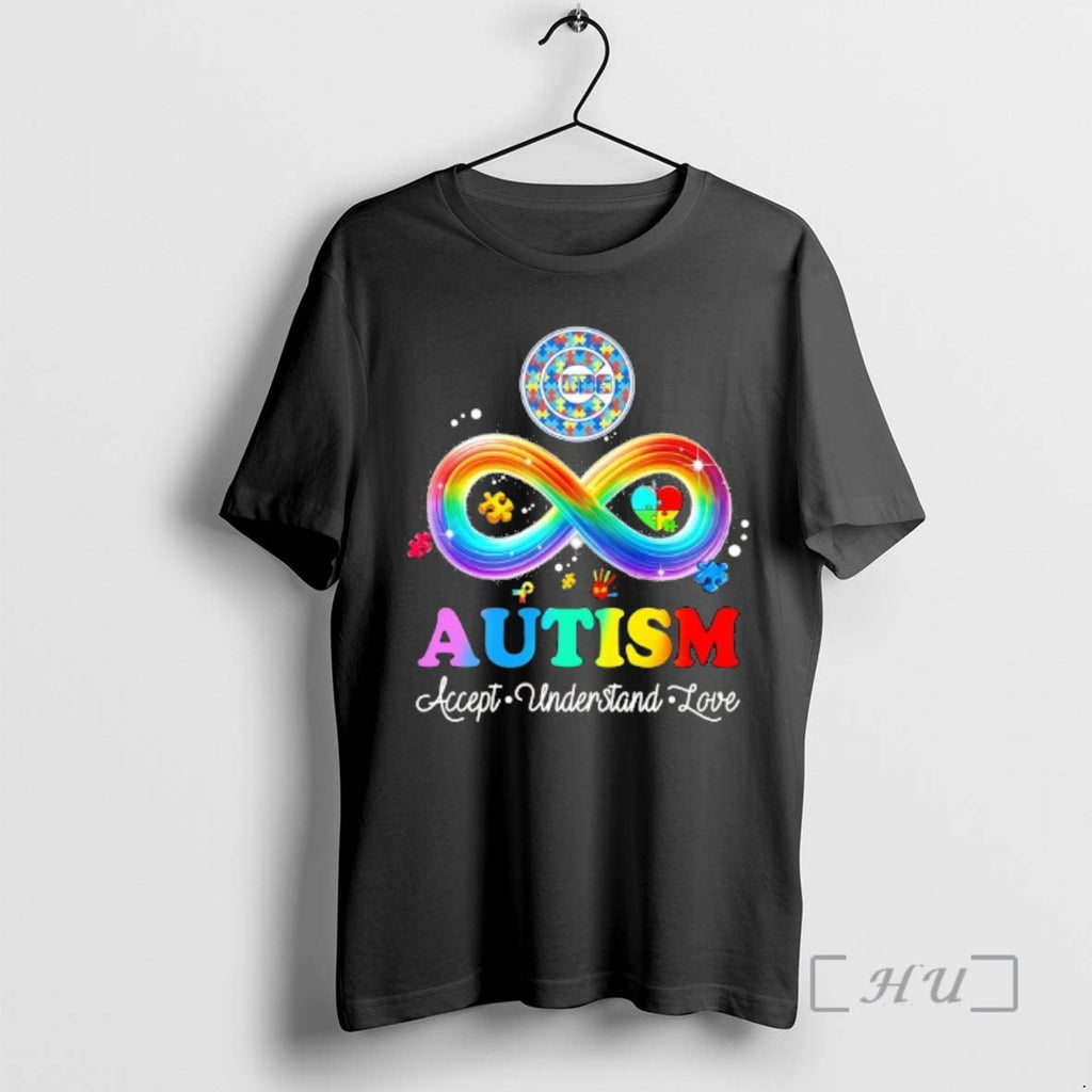 Officials Autism Accept Understand Love Chicago Cubs Baseball Logo