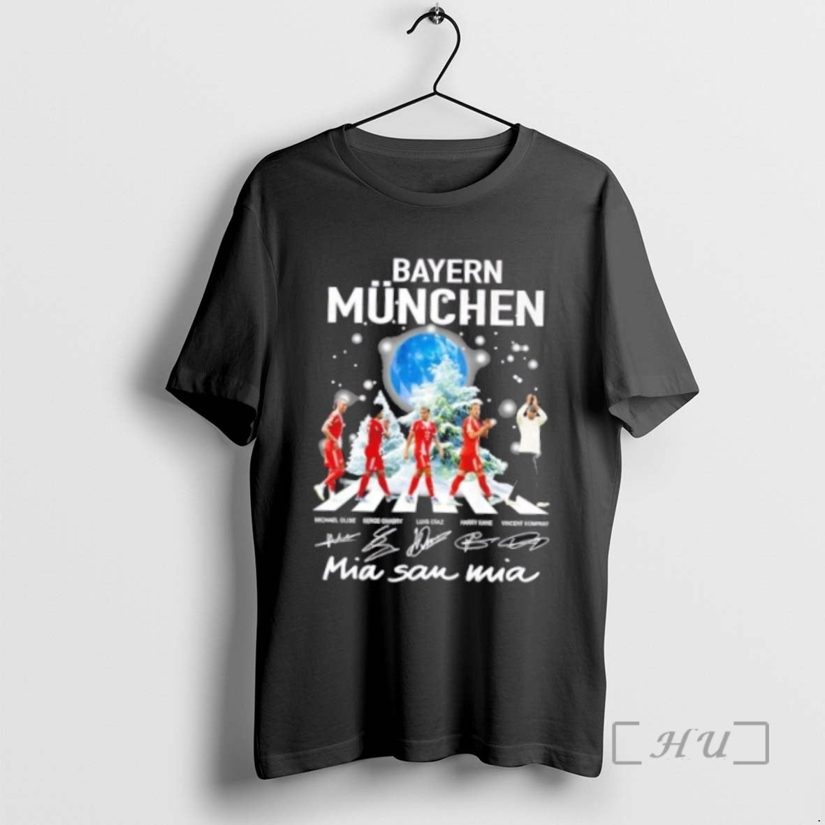 Officials Bayern Munich Vincent Kompany And Players Abbey Road Mia San Mia Signatures
