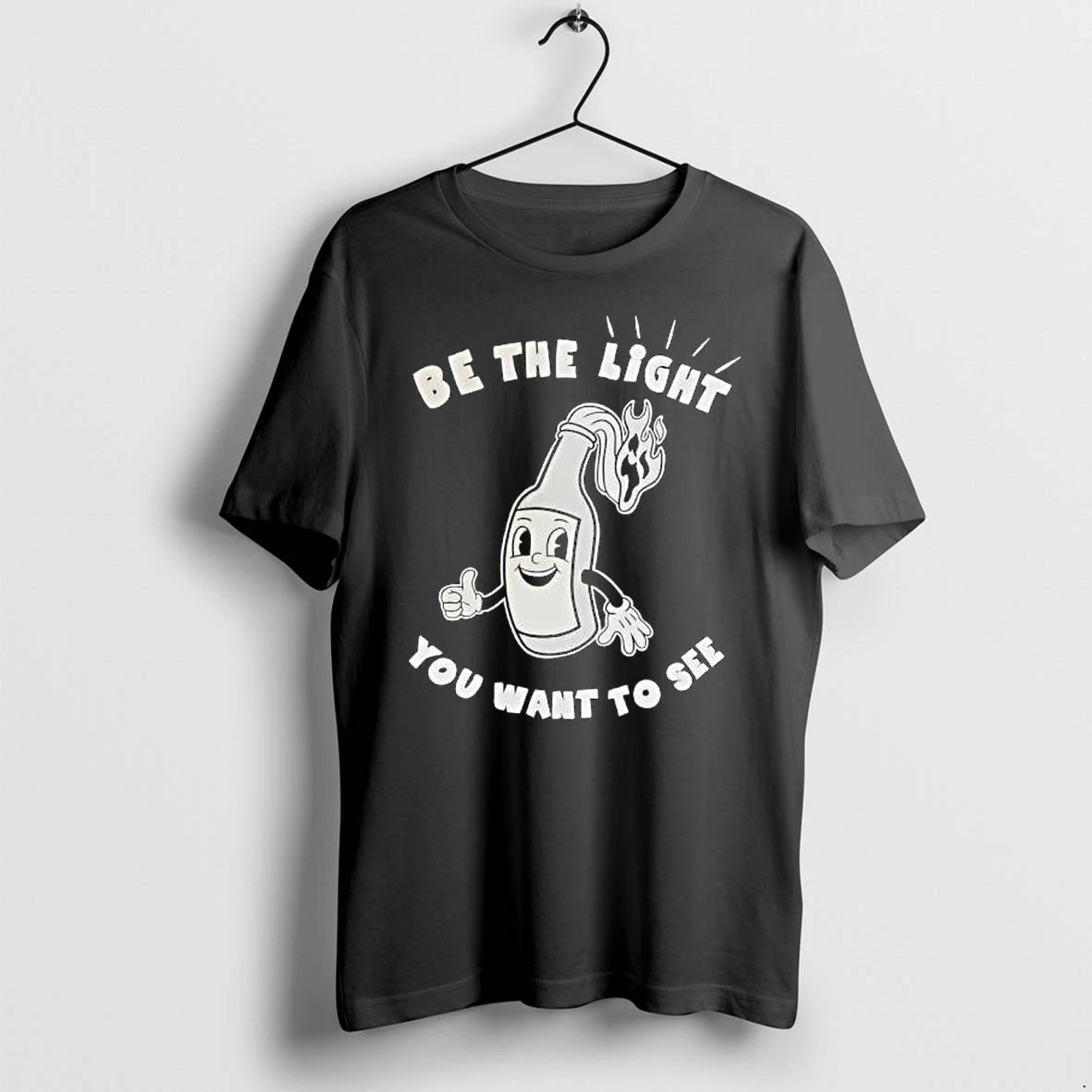 Officials Be The Light You Want To See Molotov Cocktail Cartoon Premium T Shirt