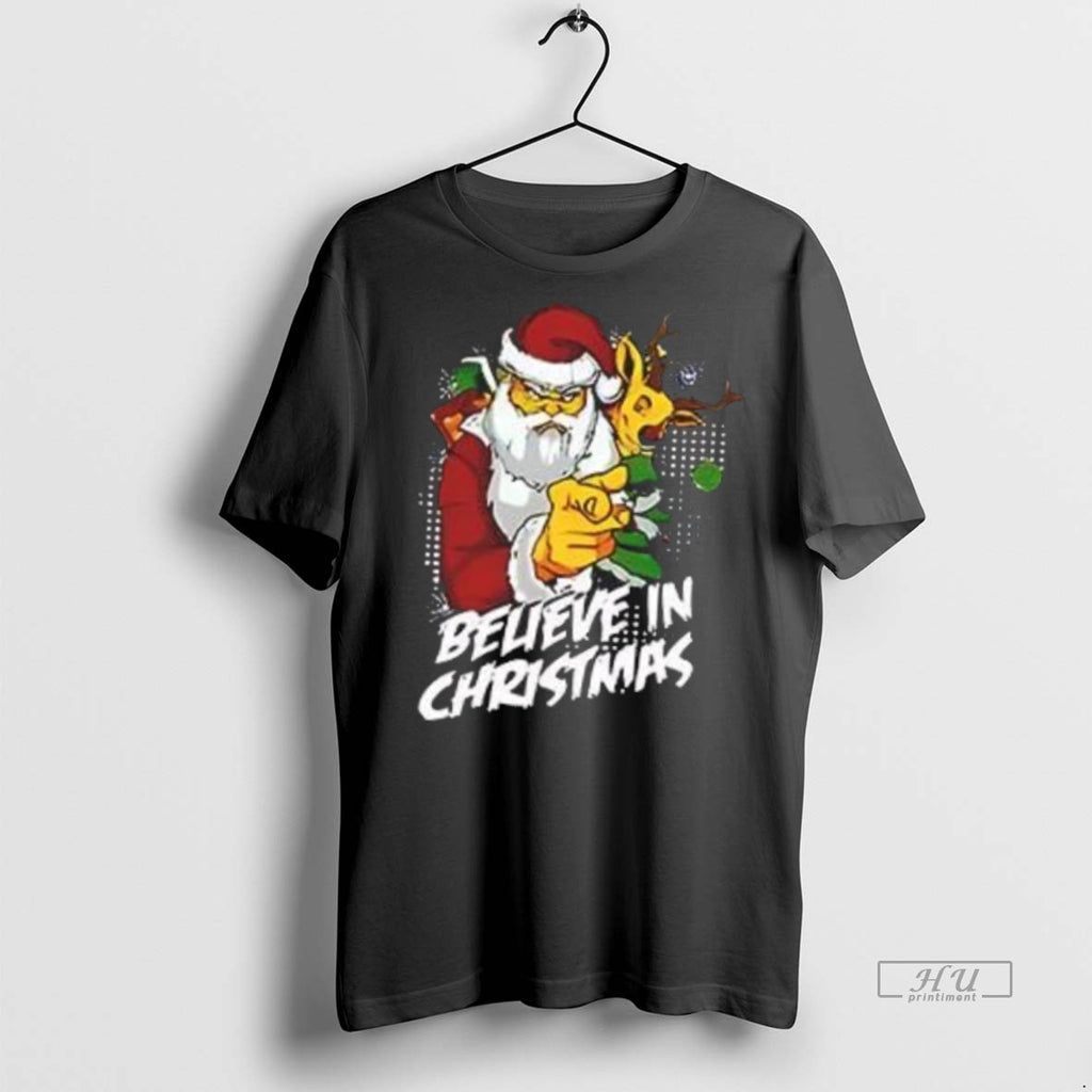 Officials Believe In Christmas 2025 Premium Tee Shirt Sweater