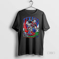 Officials Big Houston Texans Football Fire Graphic Tee Shirt Sweater